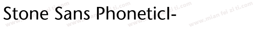 Stone Sans PhoneticI字体转换